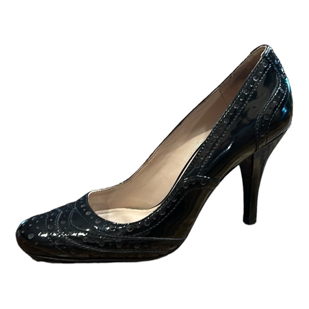 Joan & David Black Patent Heels Size 9.5